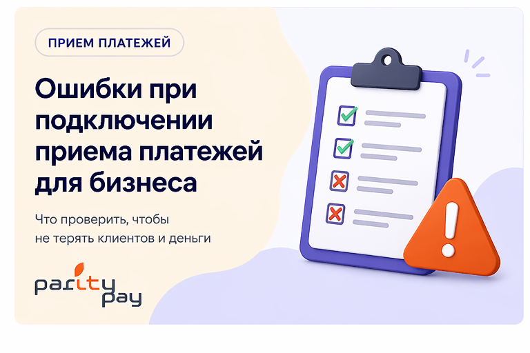Ошибки при подключении приема платежей для бизнеса